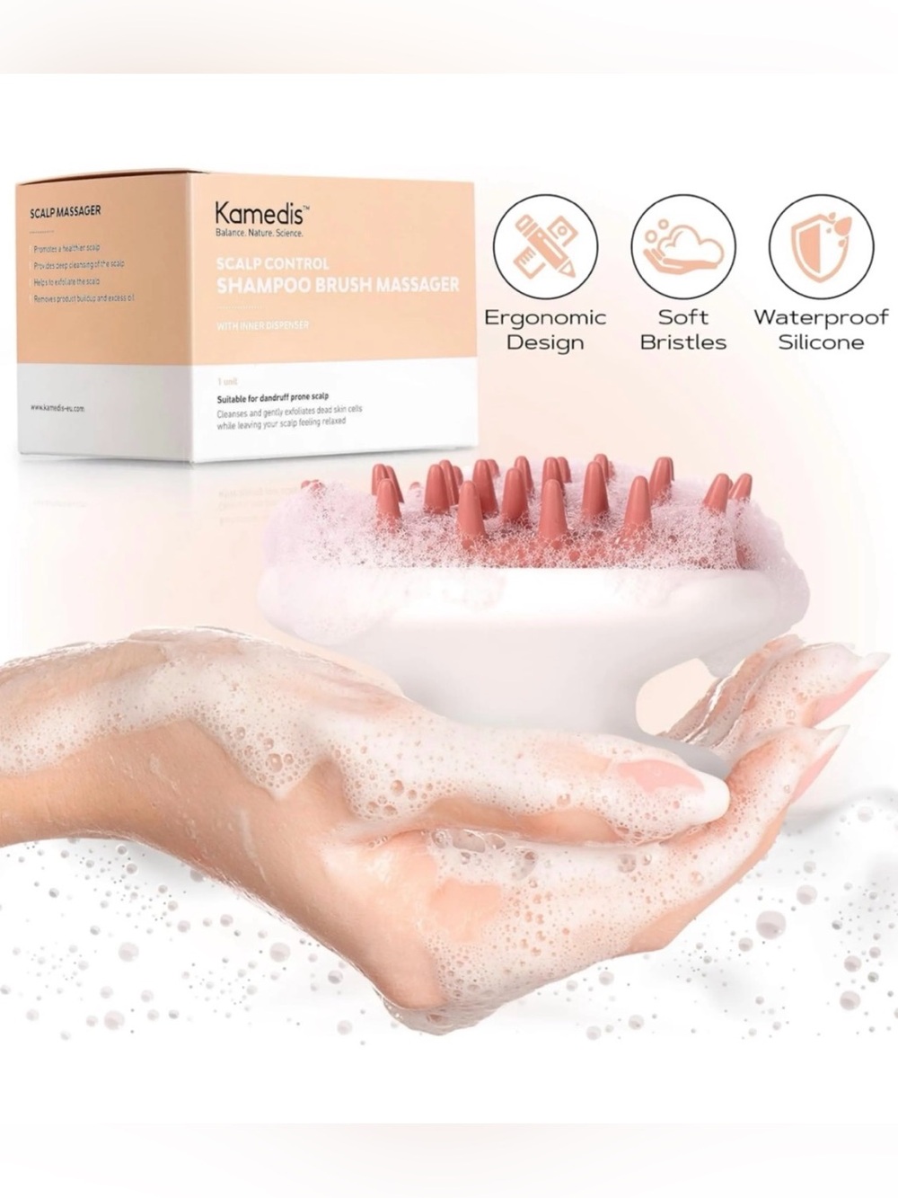 Kamedis Scalp Control Shampoo Brush Massager